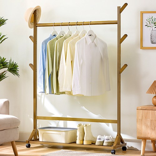 Bamboo wood coat - wood, garment