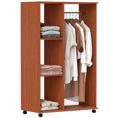 Homcom mobile open wardrobe - mobile,