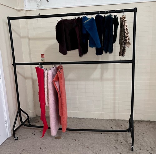Clothes rails two tier heavy - tier,