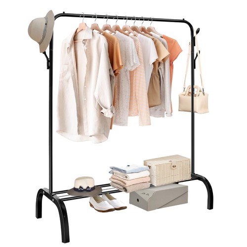 Heavy duty double clothes - duty, rail