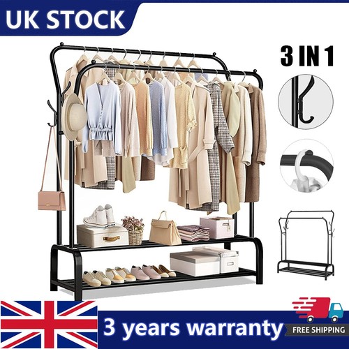 Double clothes rail hanging - double,