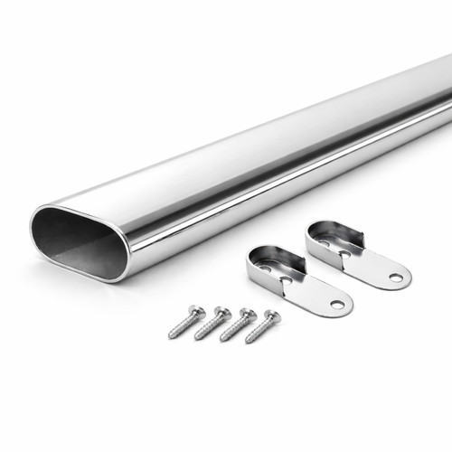 Oval rail 30x15 wardrobe - rail,