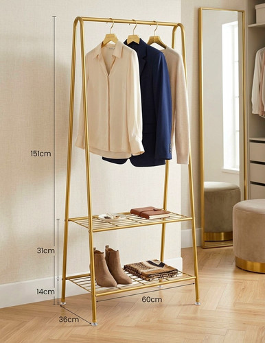 Gold freestanding metal - gold,