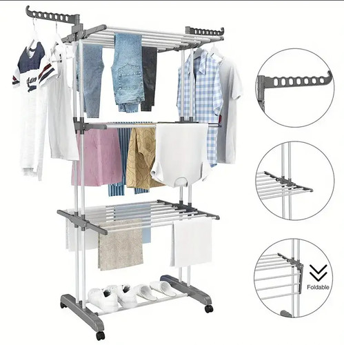 Tier foldable clothes airer - 4,