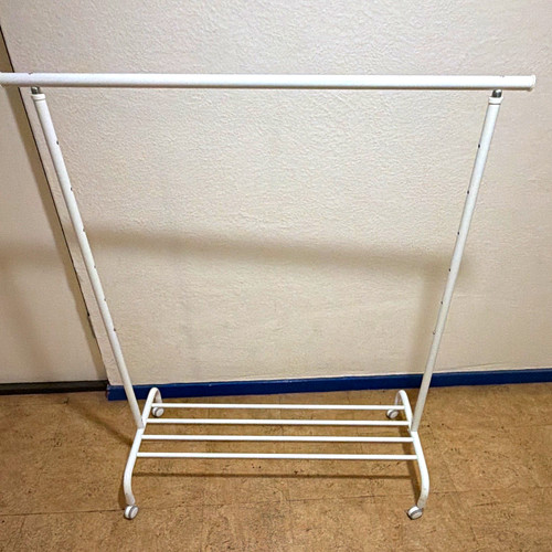 White metal freestanding - white,