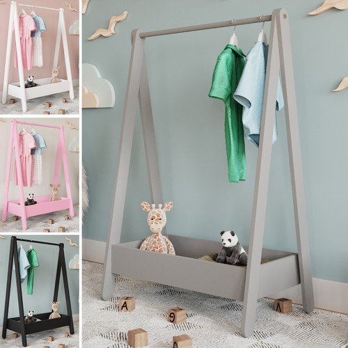 Kids wooden hanging dress - dress, up