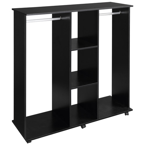 Homcom open wardrobe double - open,