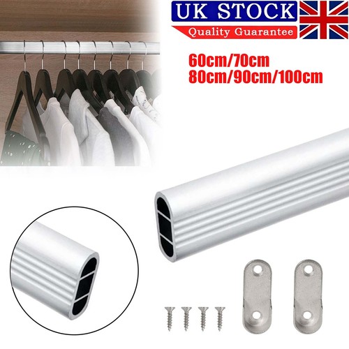 Oval rail wardrobe pole - rail,