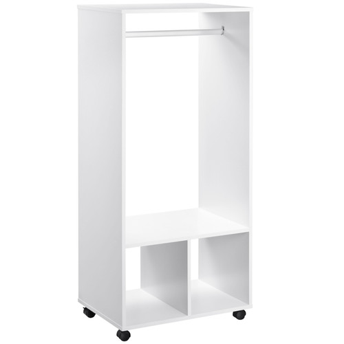 Open wardrobe clothes - wardrobe,