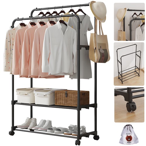 Heavy duty double clothes - double,