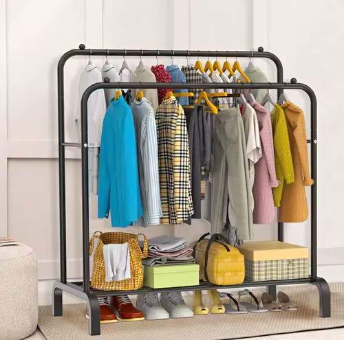Black steel freestanding - black,