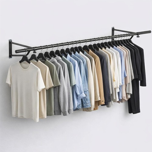 Clothes rail wall mounted - clothes,