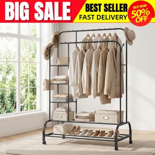 150kg heavy duty clothes rail - 150kg,