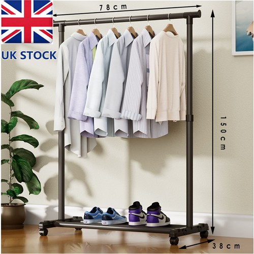 Metal clothes rail garment - metal,