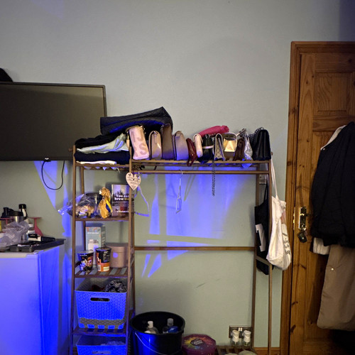 Freestanding bamboo clothes - freestanding,