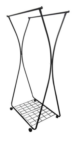 Metal garment clothes rail - garment,
