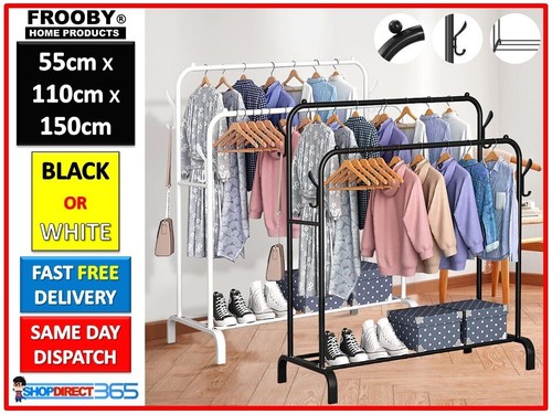 Heavy duty double rail - double, clothes