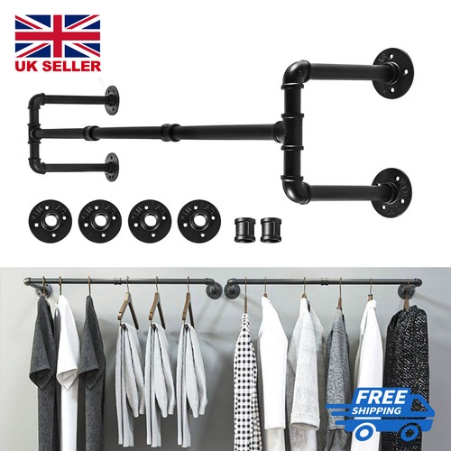 Wall mounted clothes rail - wall,