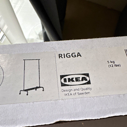 Ikea rigga clothes rail - rail, for