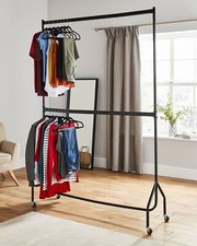 Clothes Rail Two Tier Heavy