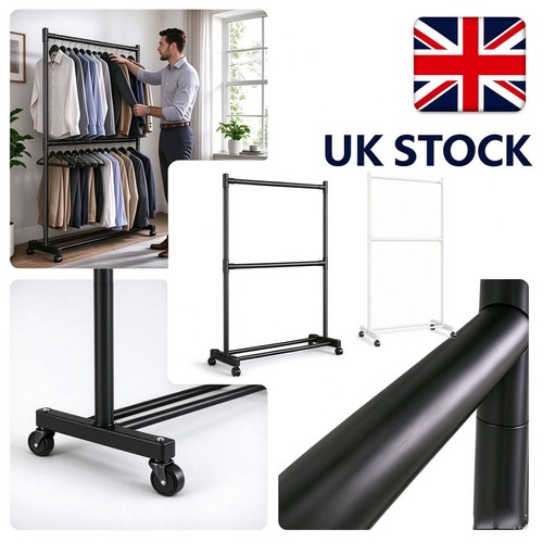 Tier clothes rail rack heavy - clothes,