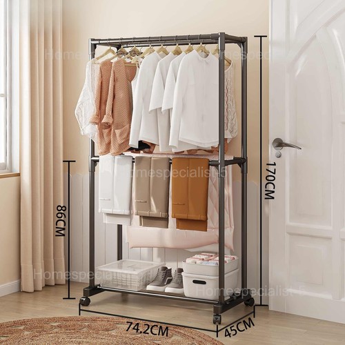 Tiers clothes rail rack - clothes, shoe