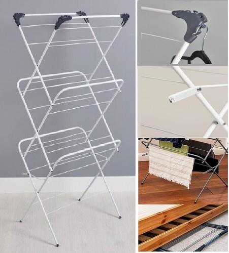 Tier foldable clothes airer - 3,