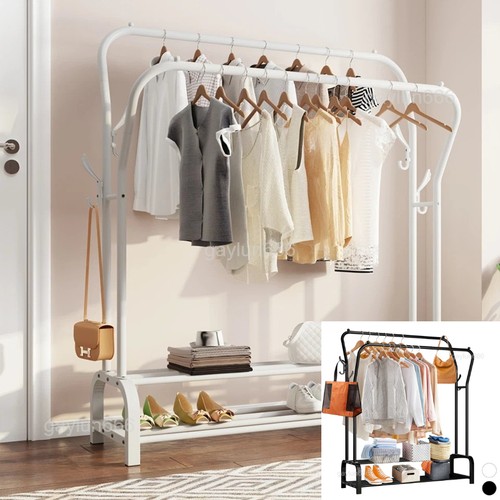 Metal double clothes - metal, rack