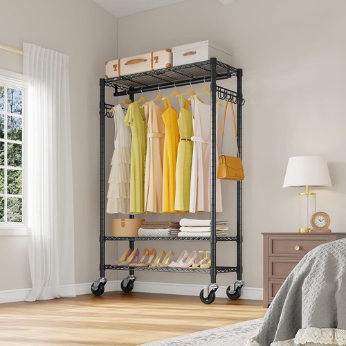 Double rail clothes rack 120kg - double,