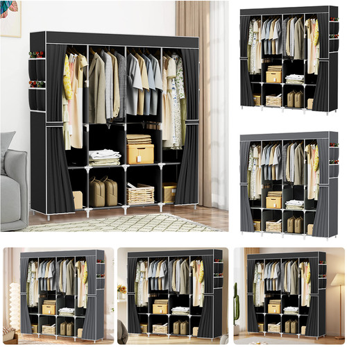 New fabric canvas wardrobe - new,