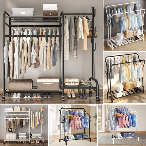 Heavy duty double clothes rail - heavy,