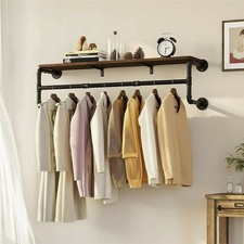 100cm Pipe Clothes Rail Wall