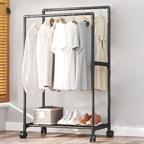 Mobile metal clothes rail - mobile,