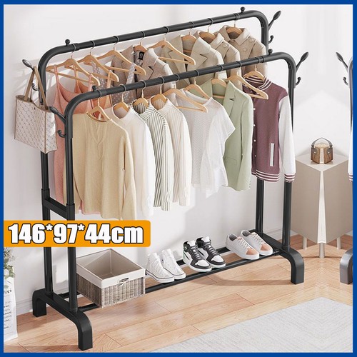 Heavy duty double clothes rail - double,
