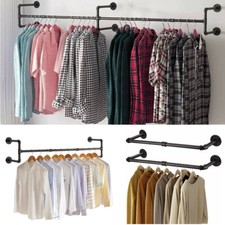 Industrial Pipe Clothing Rack