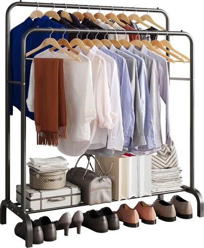 Double clothes rail - rail, heavy