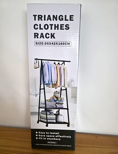 Triangle freestanding clothes - triangle,