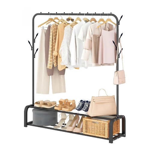 Heavy duty double clothes rail - heavy,